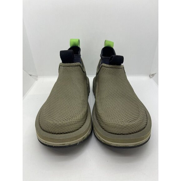 Sanuk Chiba Journey LX Yulex Pure Logo Camo Green Slip On Stretch Ankle Boots 6 - Picture 2 of 9